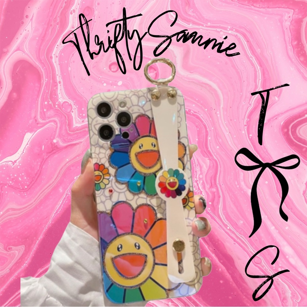 NEW Takashi murakami IMD Silicone Shockproof Protective Phone Cases - Sunflower